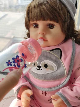 R & Bミニラブリーリボーンベビードール全身シリコン18インチリアル