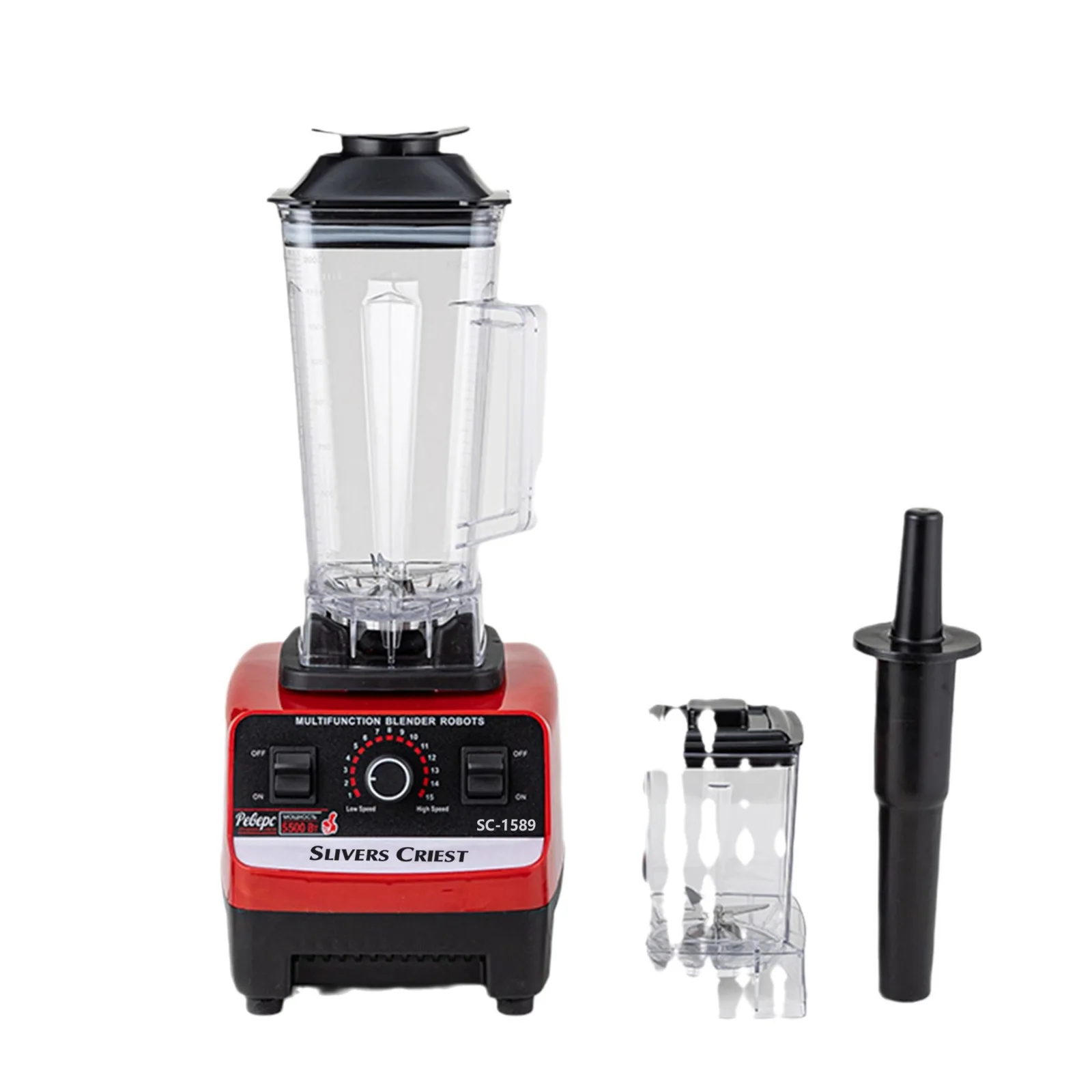 In Stock 2L 3000/4500W Silver Crest SC-1589 Big Powerful Smoothies