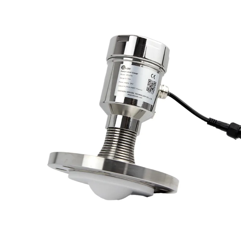 FMCW 80GHZ Radar Meter Level Measuring Tool tank Liquid Water radar Cement Silo Sensor Transmitter