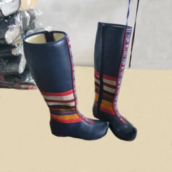 2023 китайская фабрика Настраиваемые высококачественные ботинки для выступлений этнические танцевальные мужчин и