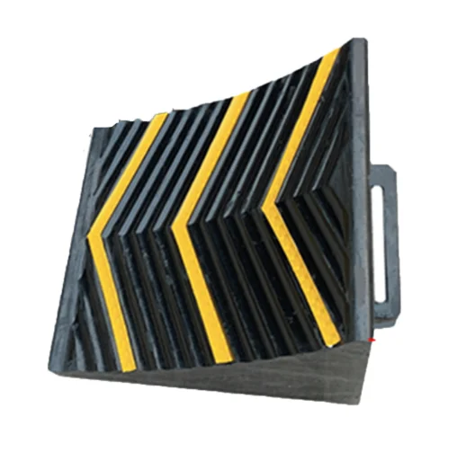 Portable Triangular Wooden Rubber Anti-skid Device Anti-slip Car Truck Plastic Slope Pad Rubber Plastic Wheel Stopper