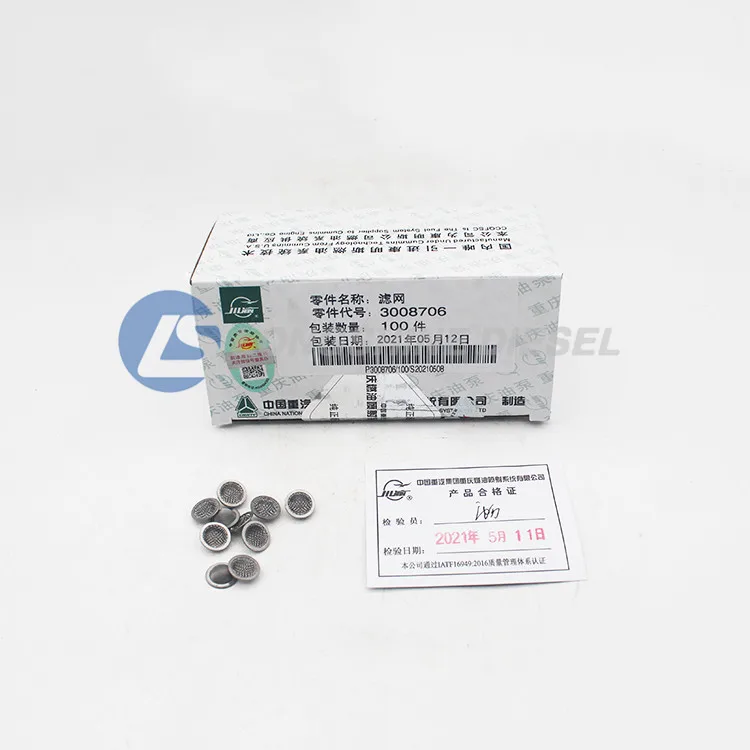PT Fuel System Parts for Cummins Engine Injector Filter Screen 3008706