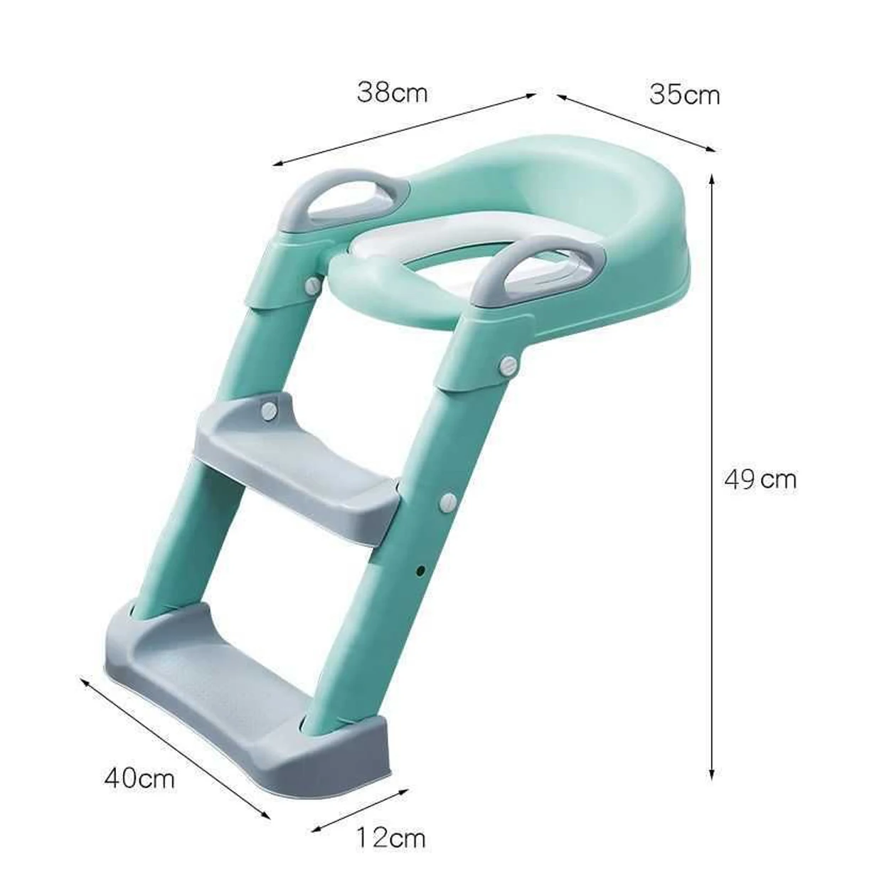 Foldable Potty Training Toilet Seat With Step Stool Ladder For Baby