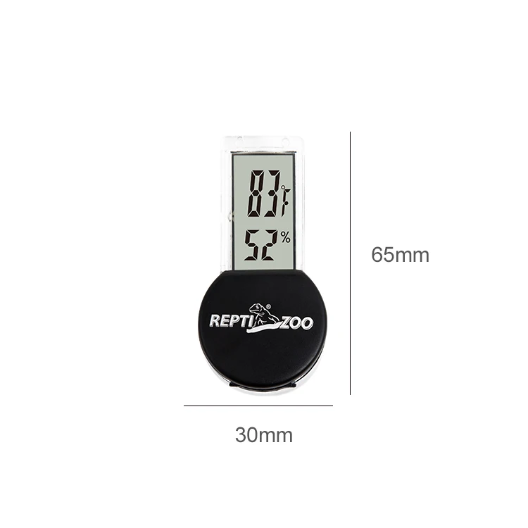 Reptile Terrarium Thermometer Hygrometer Digital Display Pet Tank