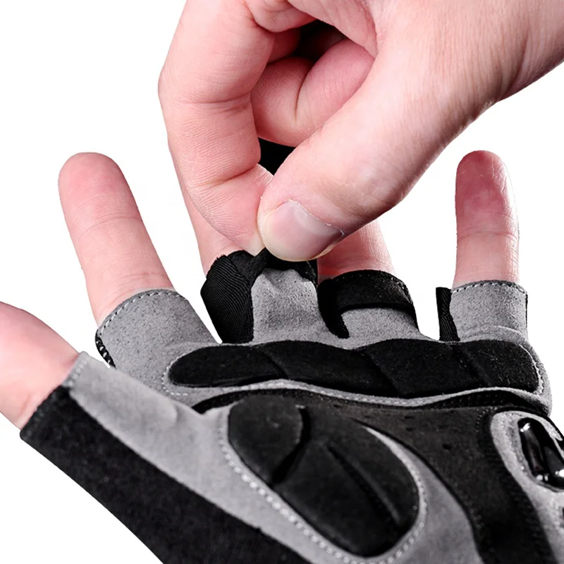 Дышащие сетчатые перчатки на полпальца, спортивные перчатки с гелевыми вставками, перчатки для активного отдыха, велоспорта, тренажерного зала, тренировок на пальцах