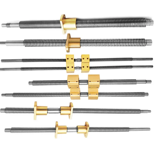 Bi-directional Tr16x2 Tr16x3 Tr16x4 Tr16x5 Tr16x8 Tr16x9 Tr16x10 Right and Left Hand Stainless Steel Carbon Steel Lead Screw