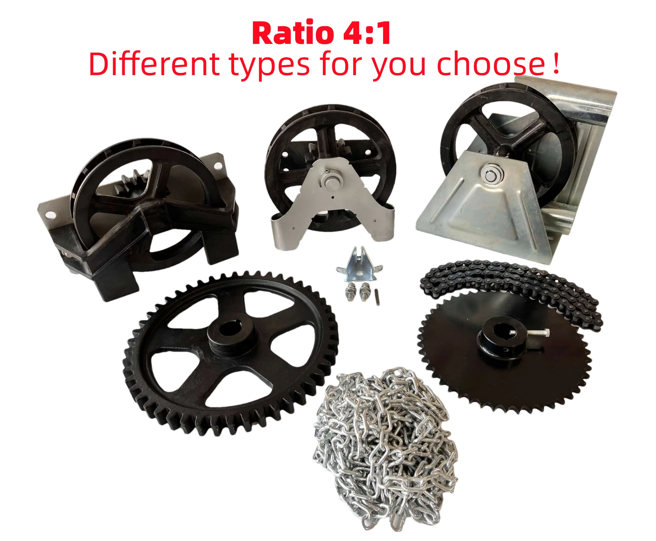 Ручной рулонный цепной подъемник для гаражных