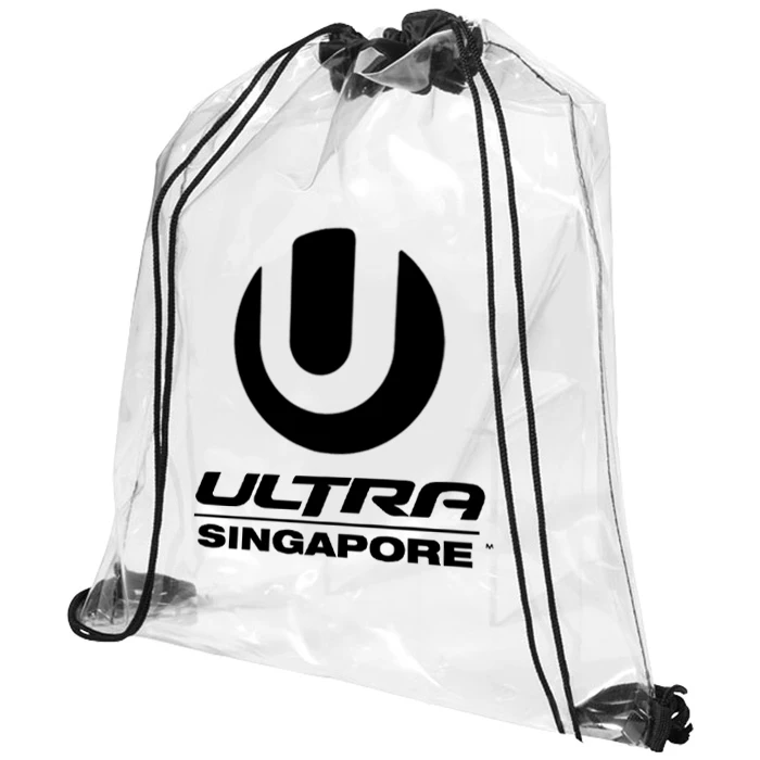 plastic drawstring bags with logo