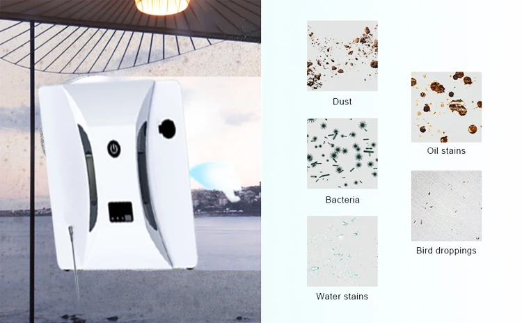 Ultrathin Window Cleaning Robot with 100-240V Power and 1 Year Warranty for Efficient 2.4min per Square Meters Cleaning