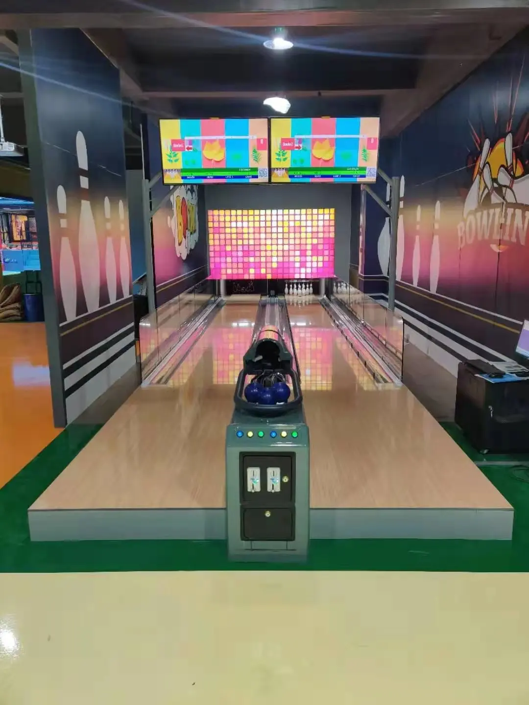 Coin Operated Arcade Game Machine Mini Cricket Bowling Machine Buy クリケット ボウリング機 コイン式ボウリングゲーム機 ミニボウリングゲーム機 Product On Alibaba Com