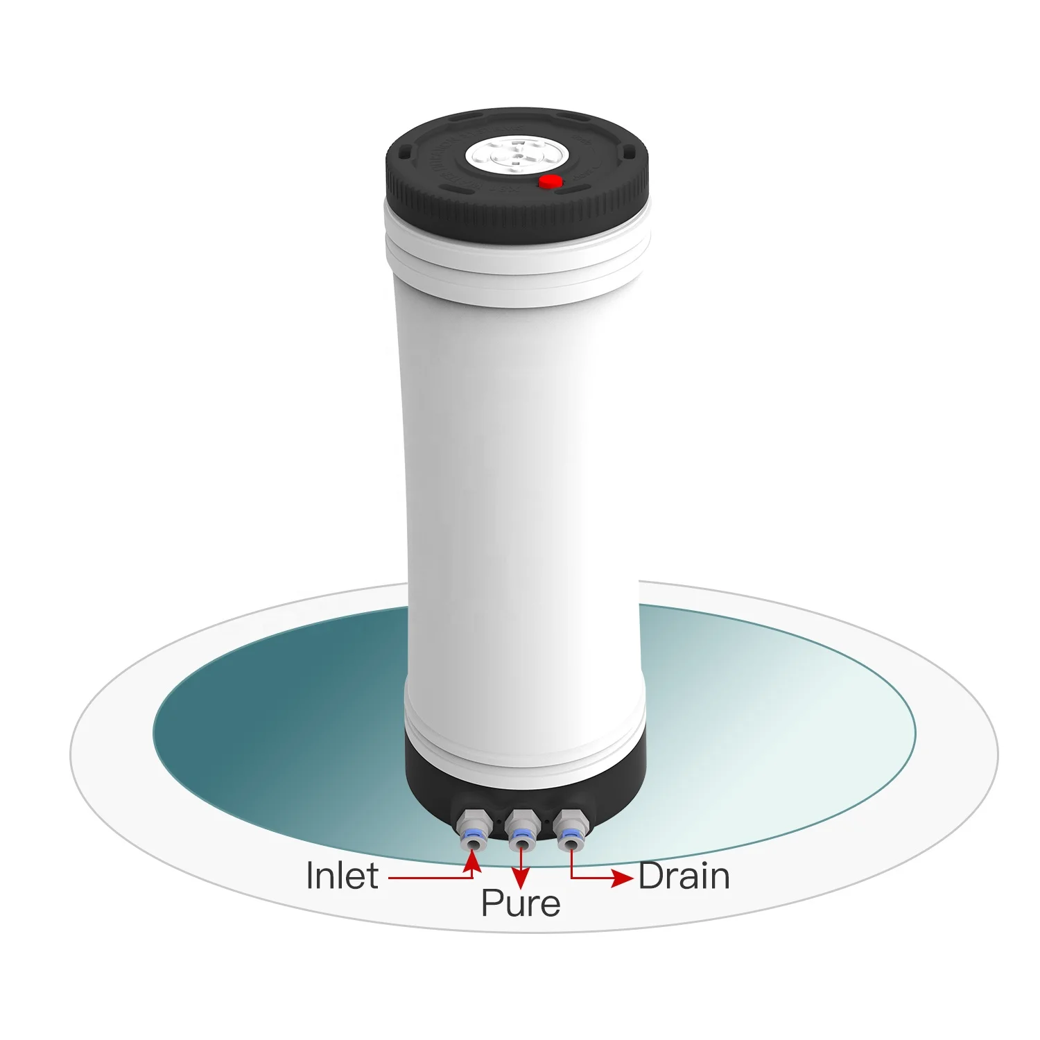 Manual Home Water Purifier Machine with Ro System Filter Self-Cleaning Function for Drinking Water