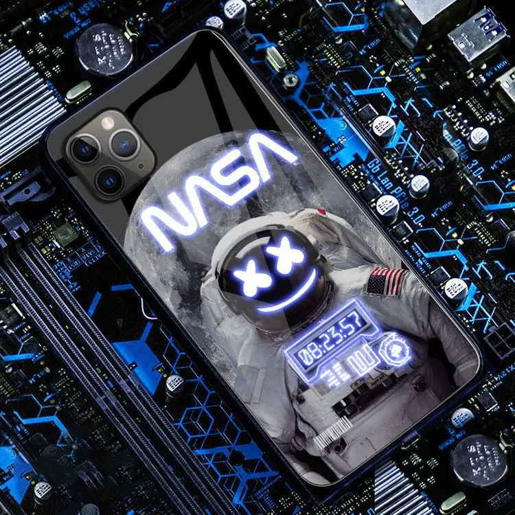 Topkes Anime Call Luminous Glass Led Flashing Glowing Phone