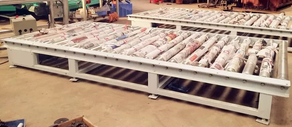 Hongrui Factory Direct Sale Carbon Steel Motor Driven Powered Roller Conveyor