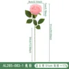 AL265-083-1 Rosa melocotón