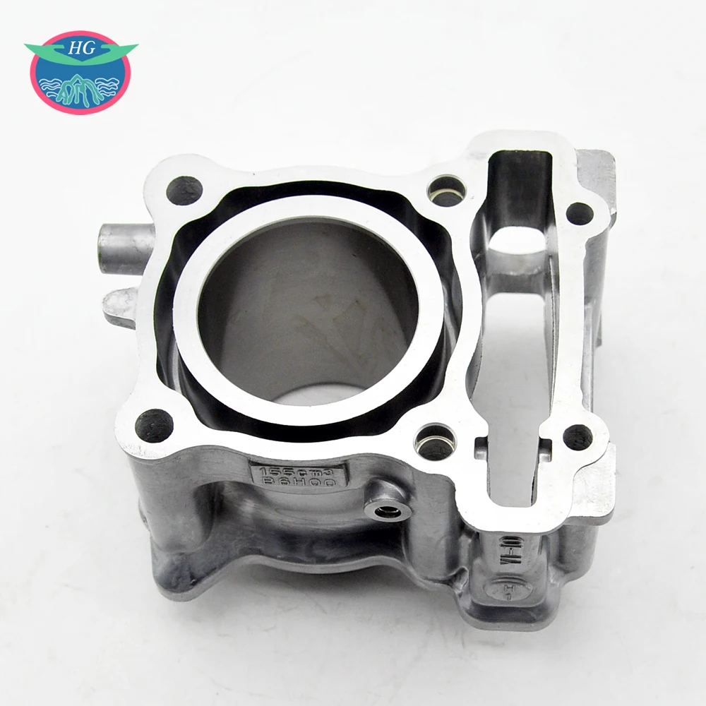 Haogang N155X NMAX155 Top End Rebuild Kit 58mm Bore 155CC Motorcycle Cylinder Piston Gasket for Yamaha 2019 B6H00 Type Aluminum