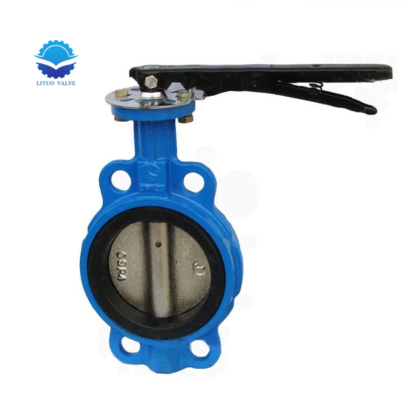 Dn100 Manual Epdm Hand Lever Cast Iron Butterfly Valves Pn16 - Buy ...