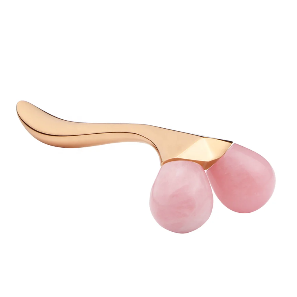 Антивозрастной Массажер для лифтинга лица и шеи с металлической ручкой для домашнего использования