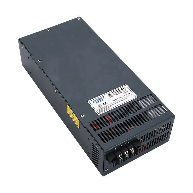 High Quality ZTAOJT 1500W 48V 31A Switching Power Supply S-1500-48 Single Output Power Supply