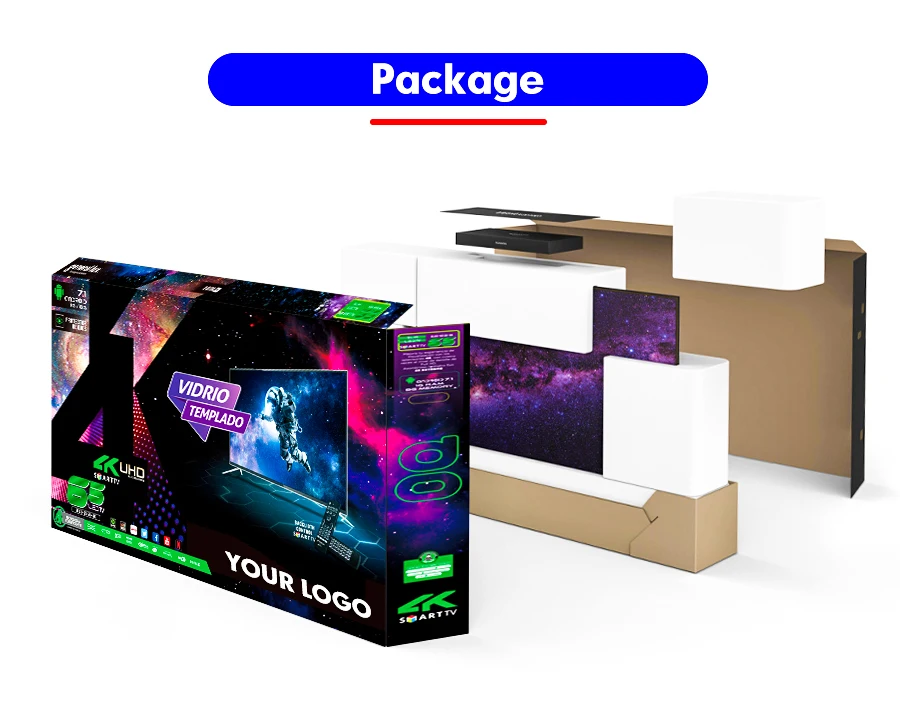 Weier 4k Android Tv Oem Smart Tv 50 55 65 Inch Uhd 24 32 40 43 Smart Tv