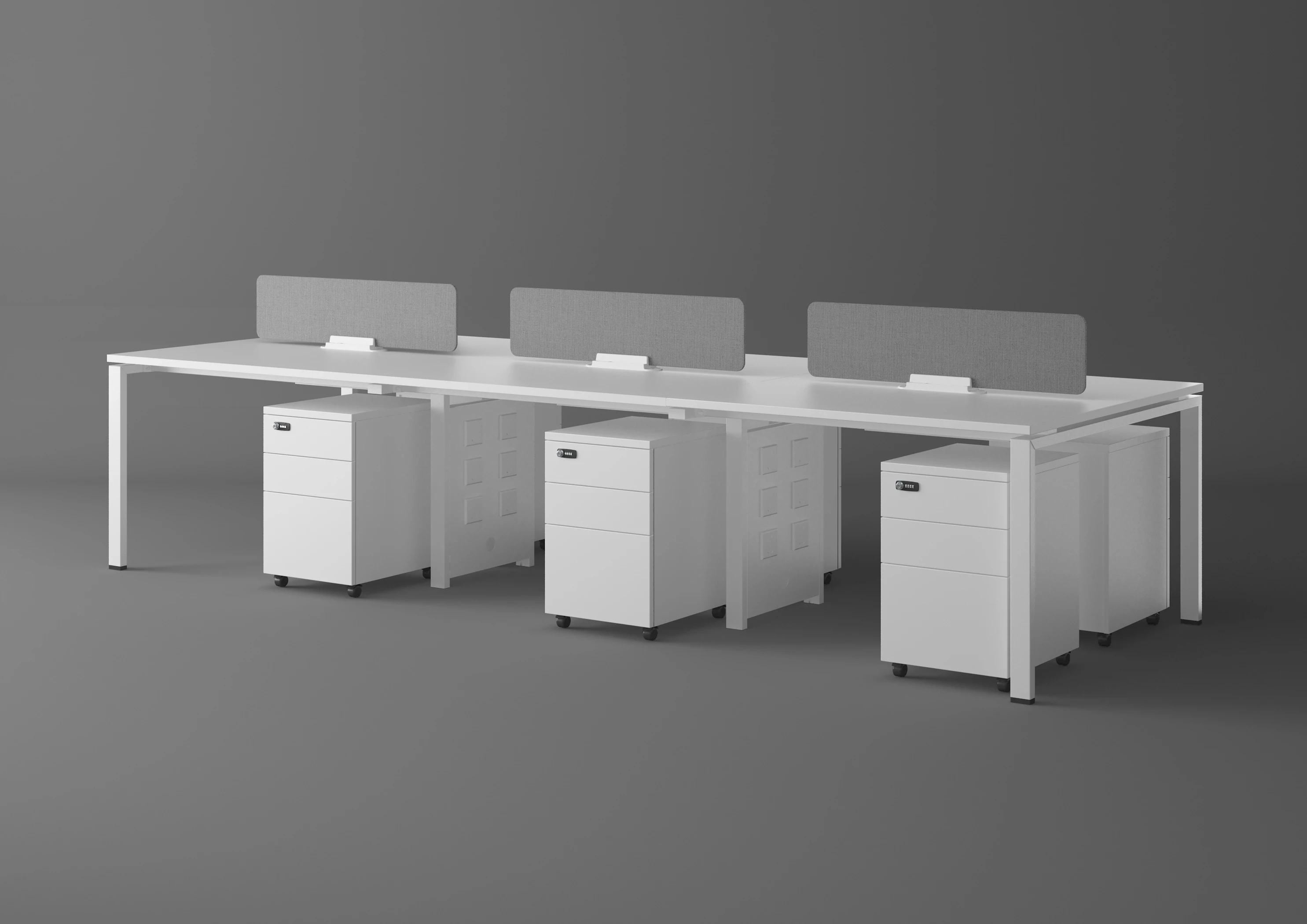 Juou Hot Sell Executive Office Table Cheap White Office Table Modern