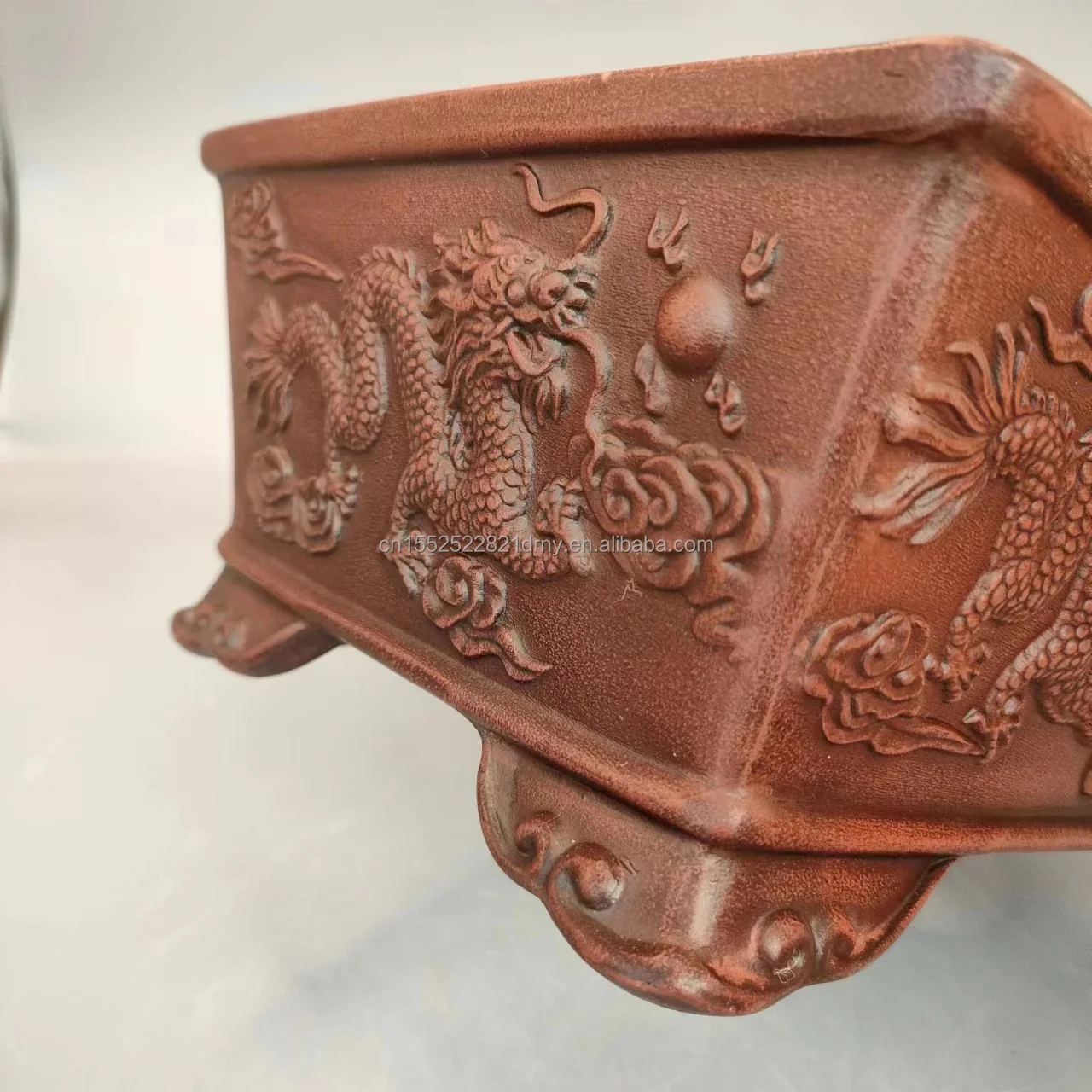 Classical Dragons Bonsai Pot Old Bonsai Pots Carved In The Shape Of