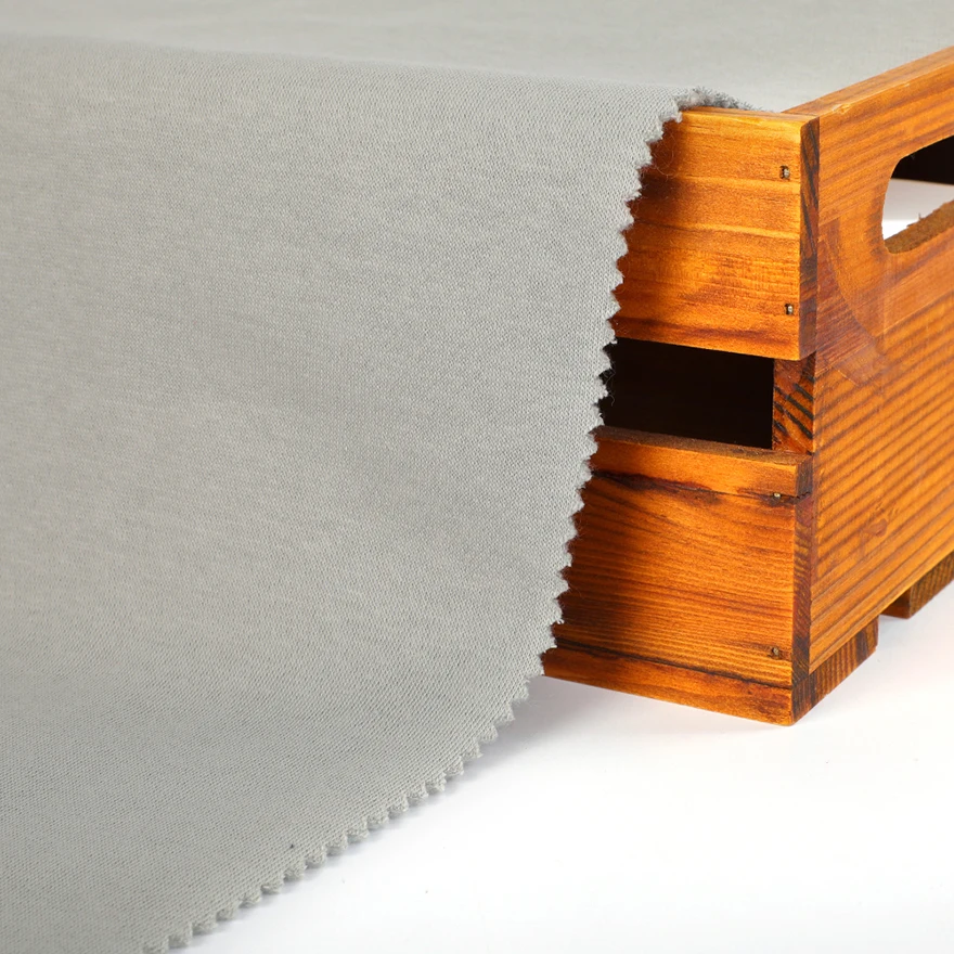 Оптовая продажа матовая 80/20 французская махровая флисовая трикотажная ткань для свитеров на