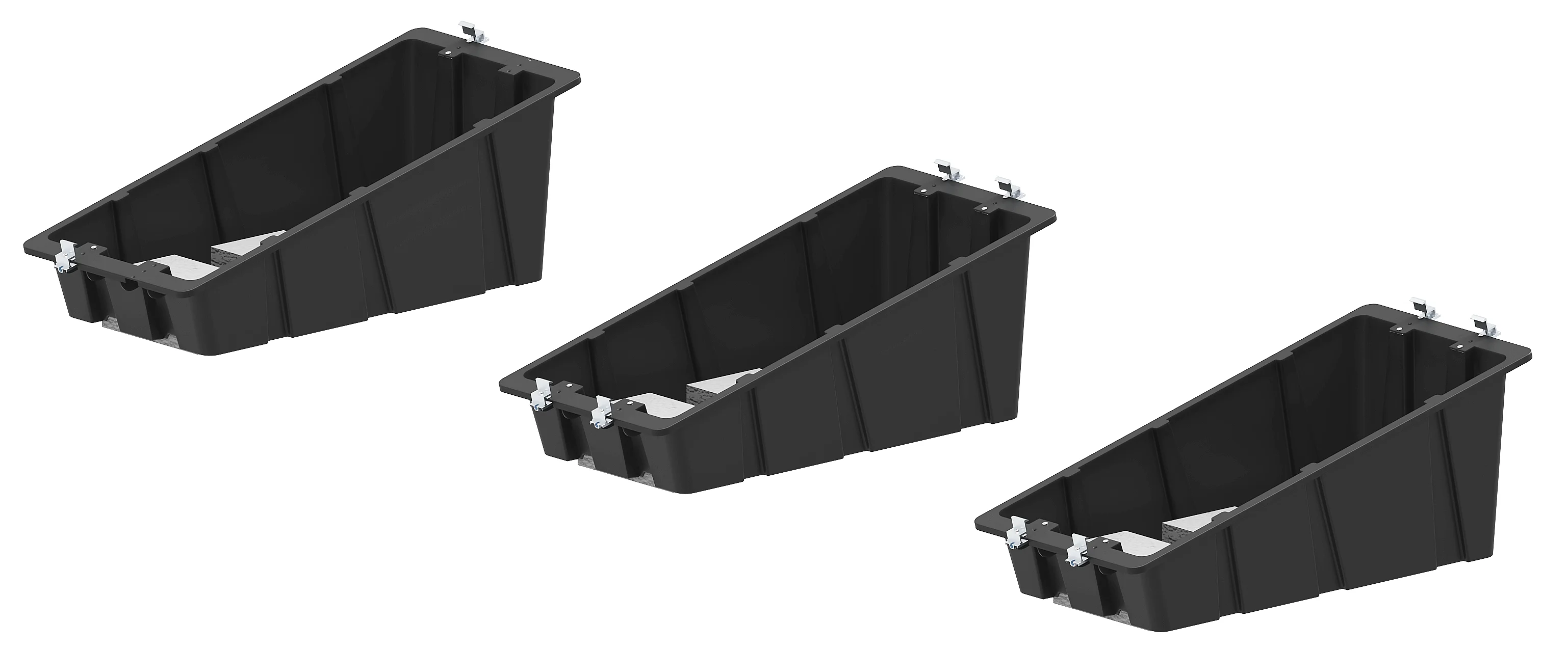 Easy Installation HDPE Plastic ABS Hdpe Ballast Bracket for Flat Roof Ground Mounting
