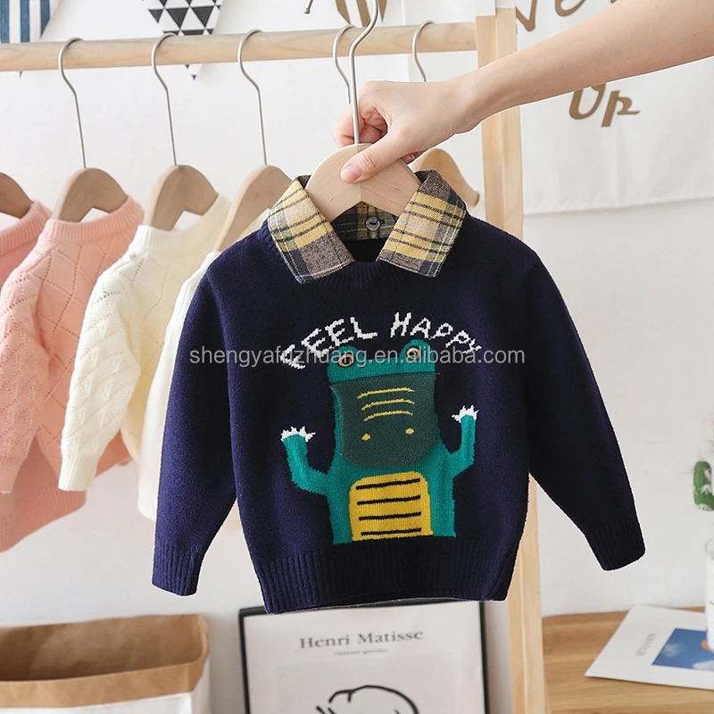 Children's Sweater Baby Solid Casual Basic Kids Sweater Thick Kids Soft Woollen Clothing for Boys Girls Autumn Winter Sweaters