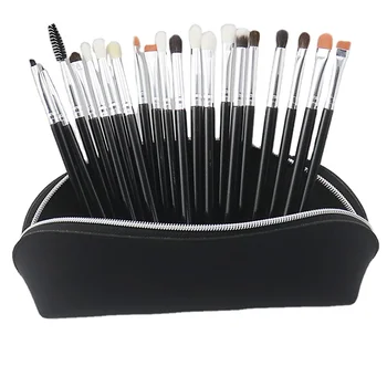 20pcs makeup brush set for eye shadow eye liner brush wooden handle custom eye makeup brushes vegan for makeup