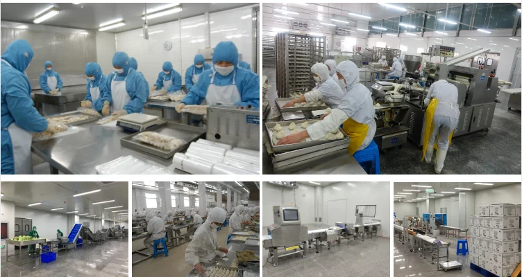IQF Deep Fry Chinese Snack Factory Wholesale Customizable Frozen Pasta Vegetables Spring Rolls Box for Children's Sweet Spicy
