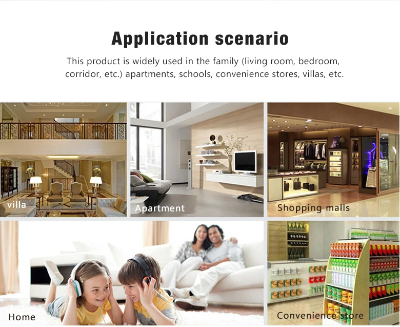 CE Proved Wireless Curtain PIR Motion Sensor with Long Range for Home Security System