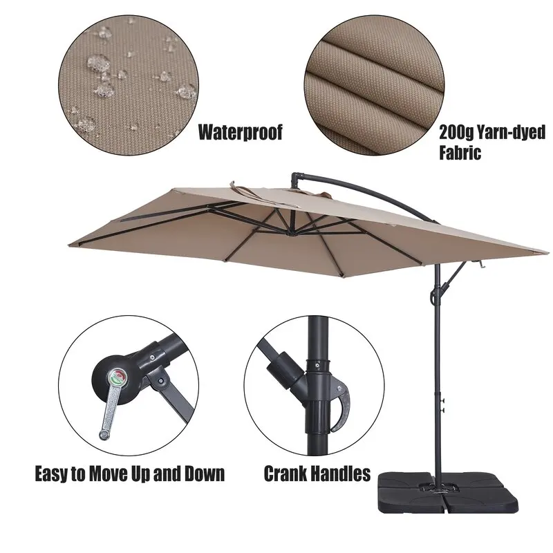 High quality outdoor folding umbrella garden patio  balcony umbrella