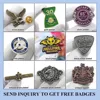 Badge casuale come campioni