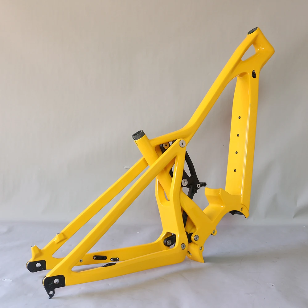 27.5er Full Suspension Electric Mountain Bike Carbon Frame Bafang M620