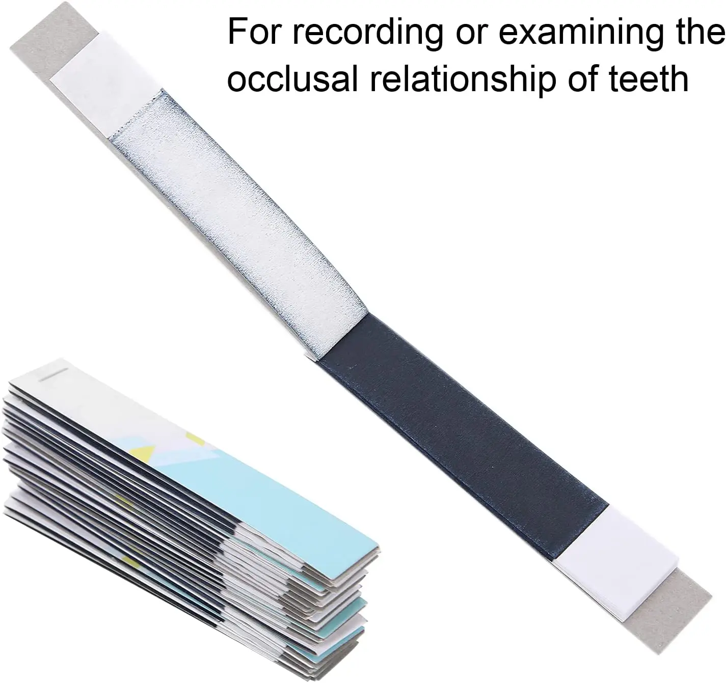 Dental Dentist Articulating Paper Blue Strips Dental Lab Products Straight Shape Articulating Paper Dental
