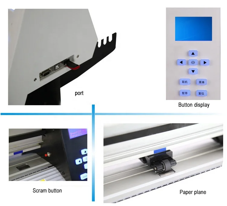 Граф режущий плоттер MK1200U резак для наклеек виниловый принтер плоттер резак