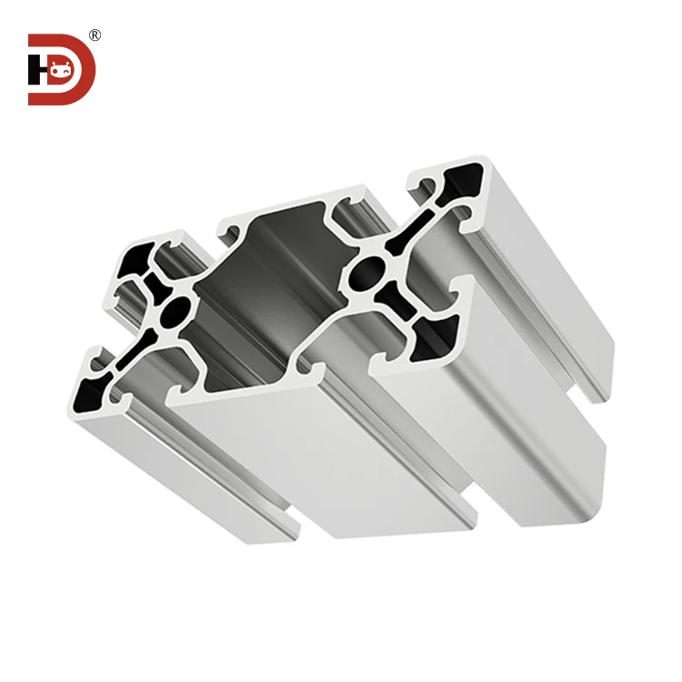 product 50100 industrial extruded aluminum profile 50100 aluminum alloy profile equipment rack processing inner holes 85-5