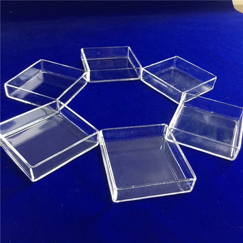 Custom Lab Glassware Melting or Gluewatering Quartz Square Cylinders Square  Shape Quartz Petri Dish - China Quartz Glass Supplier