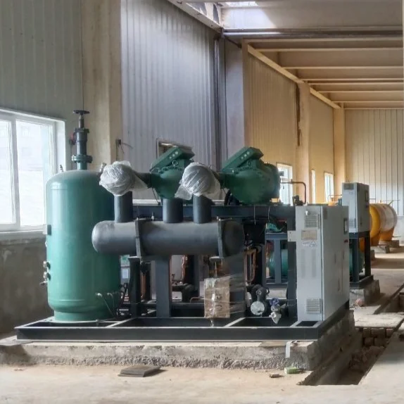 Semi-hermetic refrigeration compressor unit for commercial cold storage and refrigeration systems