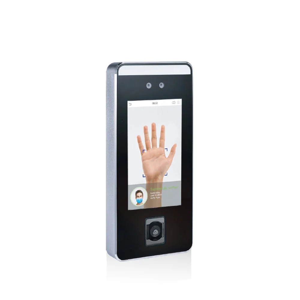Qr Code Face Recognition Employees Time Attendance System And Palm ...