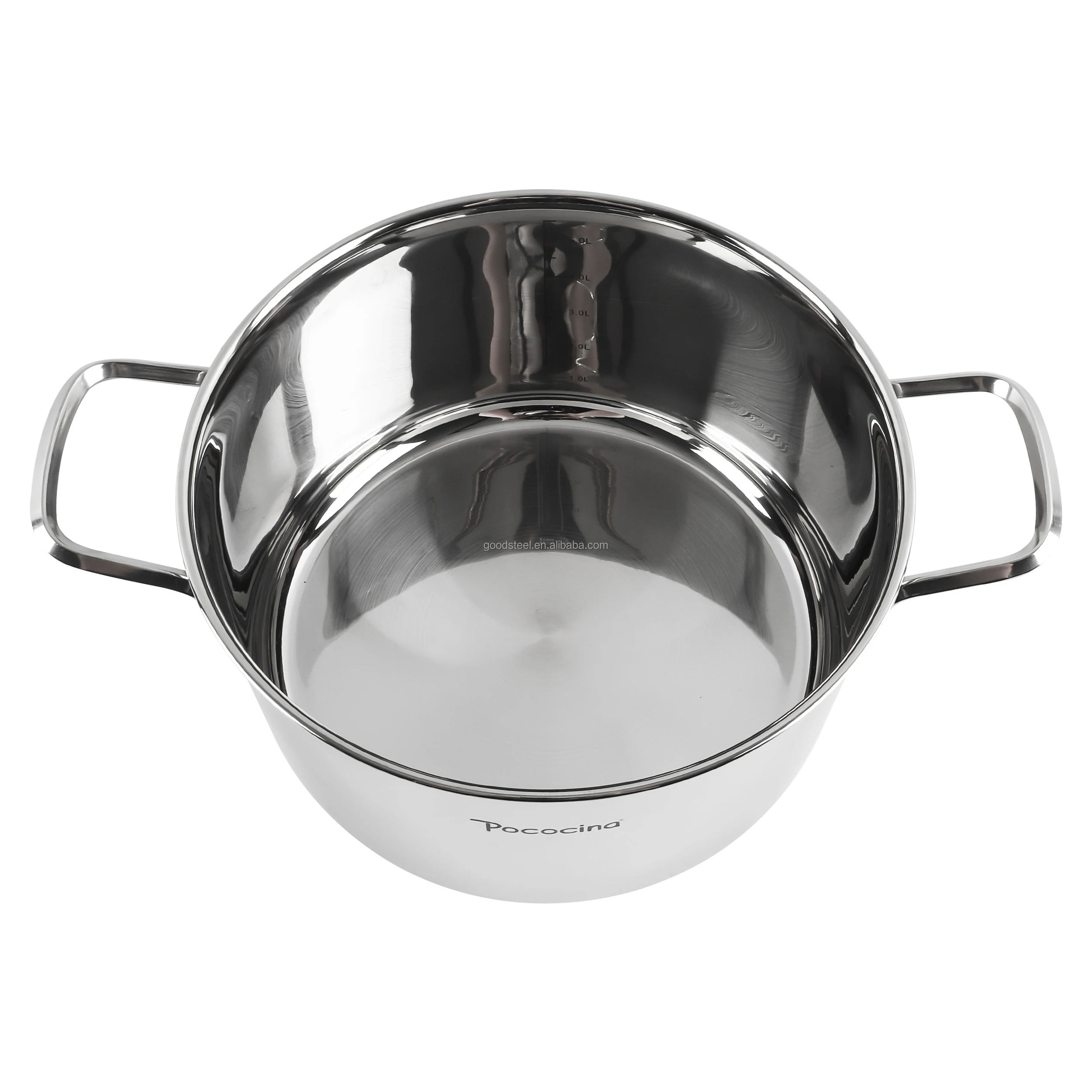Stainless Steel Cookware Commercial Cooking Pot Set Soup Cookware Sets 10 Pcs Stainless Steel Cooking Pot Set Cookware Soup Pot