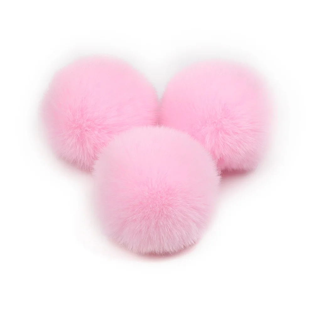 DIY Accessories New Fashion 8cm Fake Rabbit Fur Pompons Ball Pendant