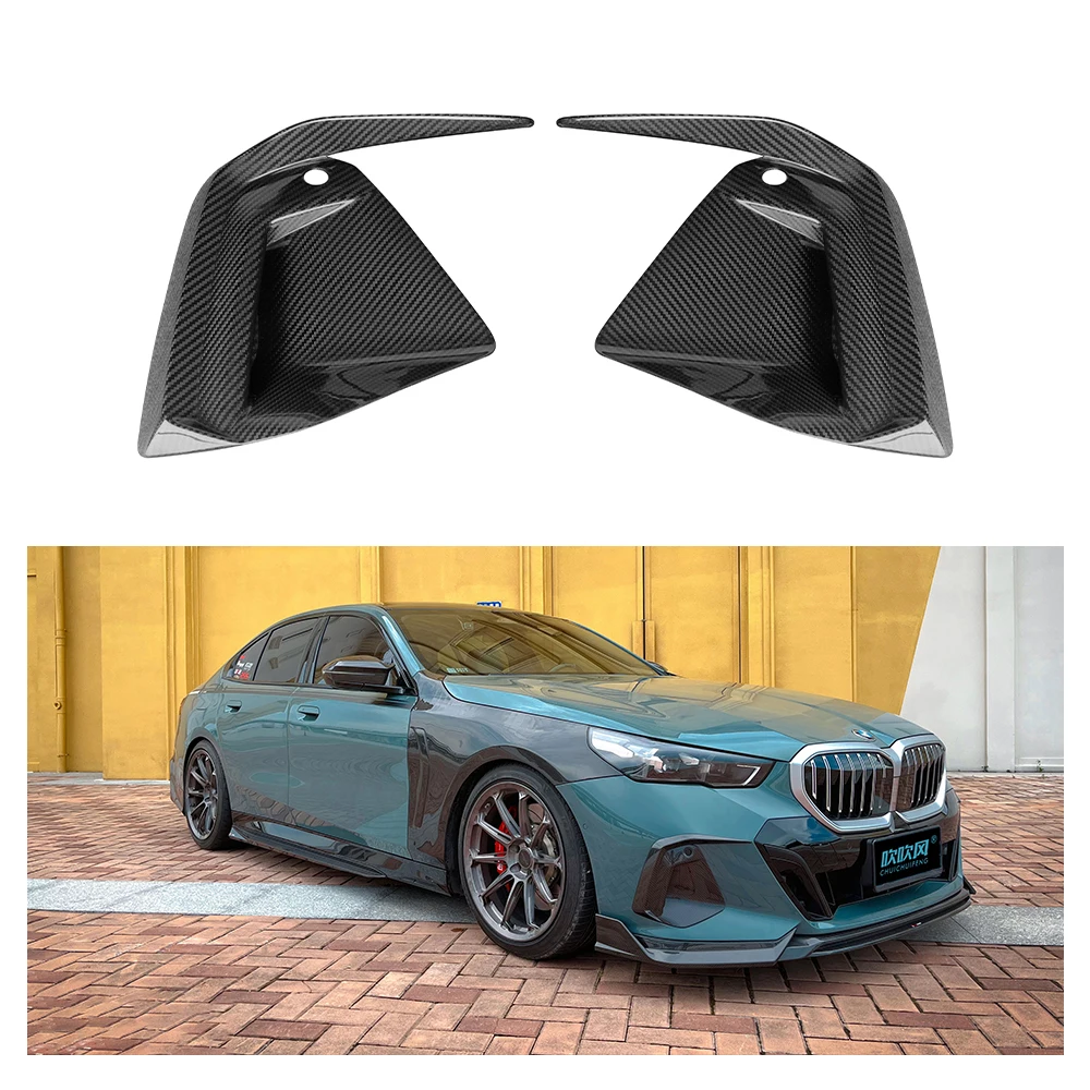 Dry Carbon Front Bumper Air Ducts Covers Side Mesh Grille 51115A36B79 51115A36B80 For BMW G60 G61 M