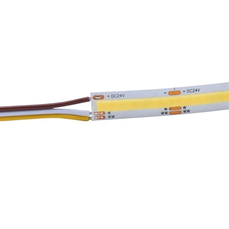 3025 чипы Ra90 608 двухсторонняя светодиодная двойная белая лента CCT 5V 12V 24V FOB настраиваемый белый COB Светодиодная
