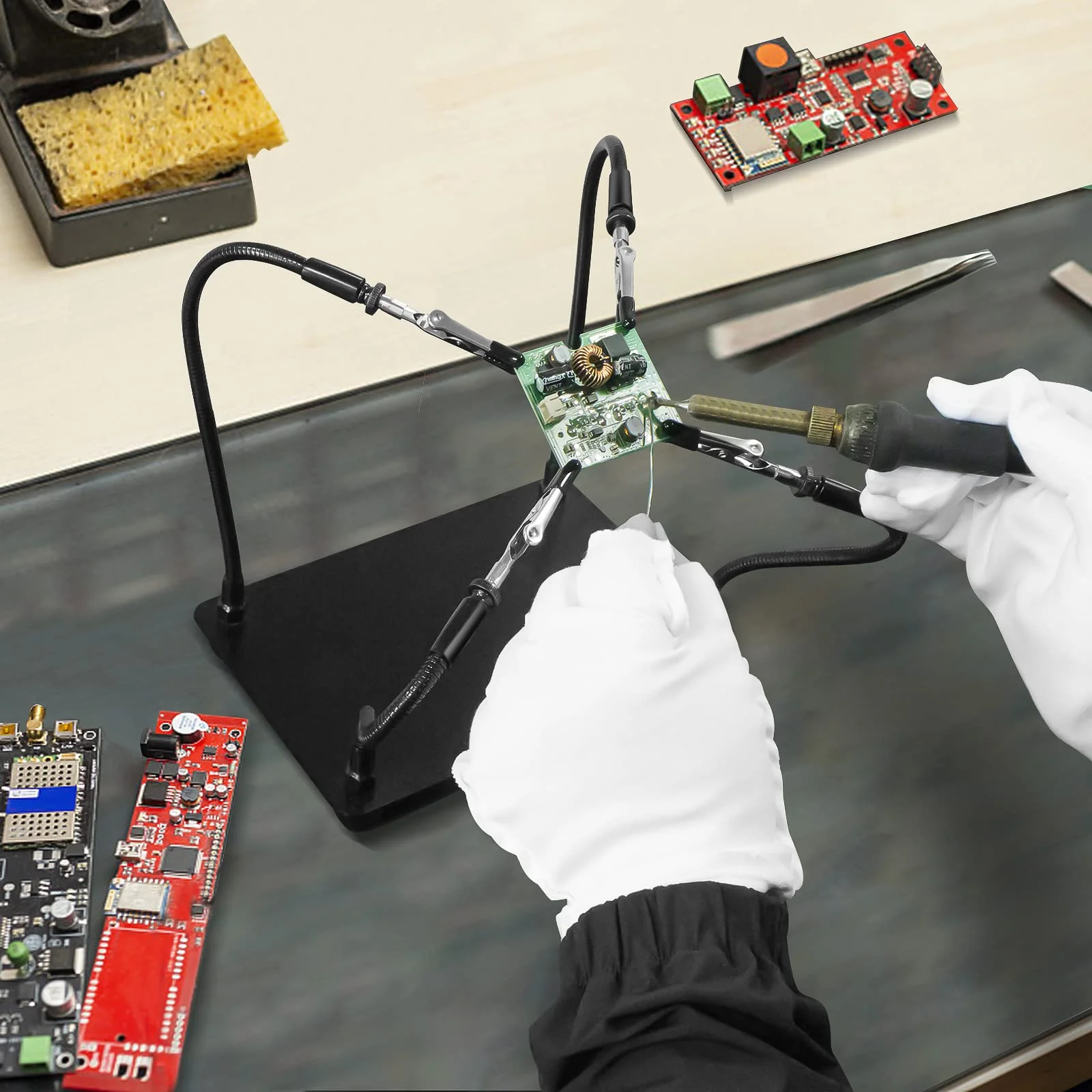 Helping Hands Soldering Station Third Hand Soldering Tool 4 Flexible