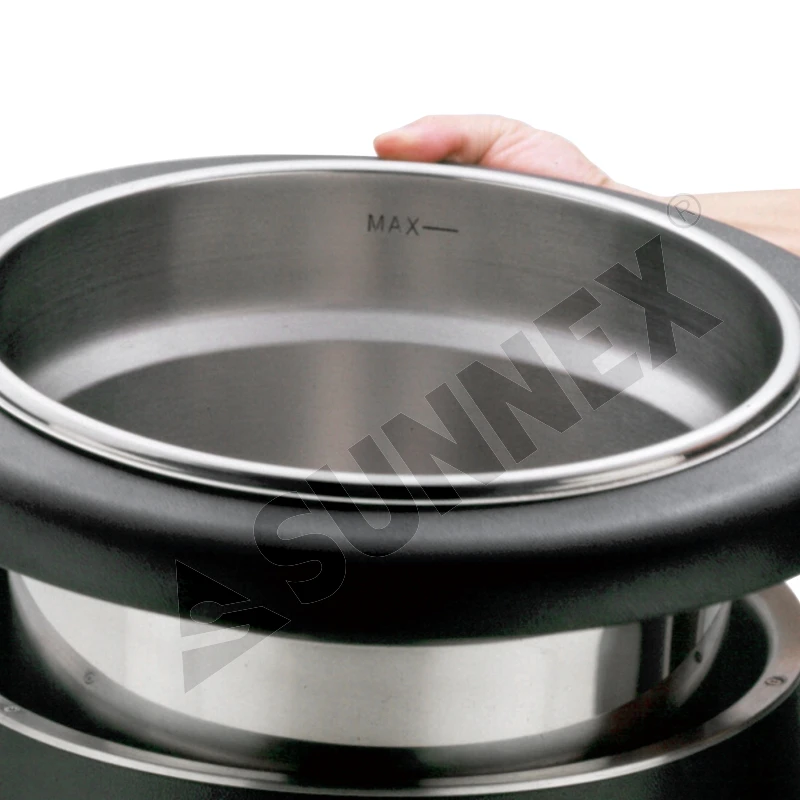 Electric Soup Warmer Stainless Steel Cover & Water Jacket With Ladle -  Sunnex Products Ltd.