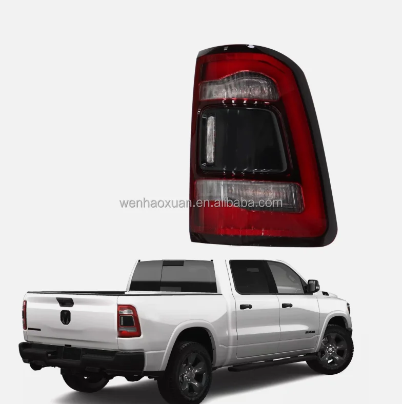Feu Arrière Gauche LED Pour Dodge RAM 1500 2019-2022 - Compatible Avec Les Modèles OEM 55112992AB/AC/AD