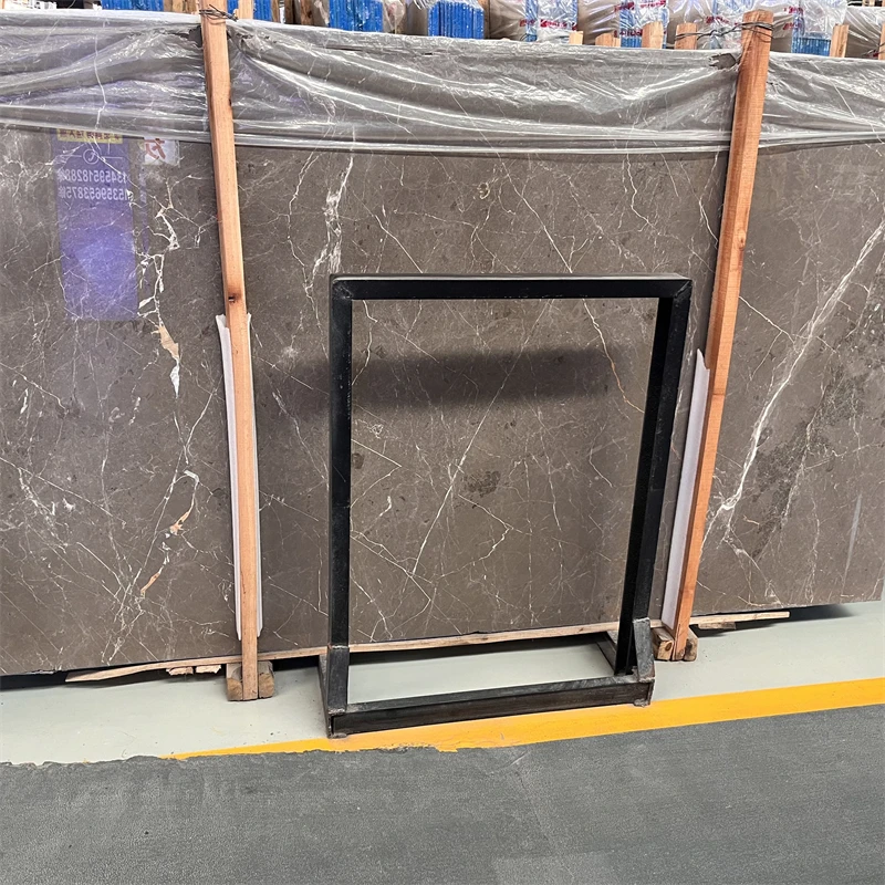 product wholesale price florence grey marble slabs tile for floor and wall customized bookmatch natural marble stone cut to size tiles-1