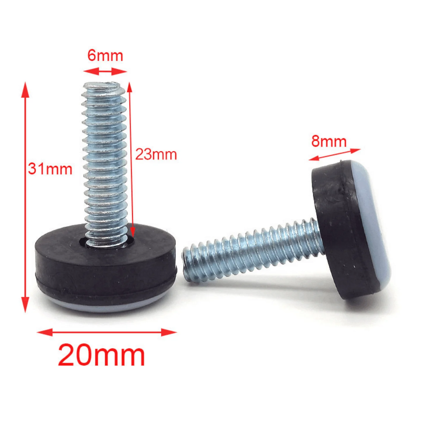 Круглые серые мебельные ножки из ПТФЭ Слайдеры для ножек стула пластиковые скользящие с