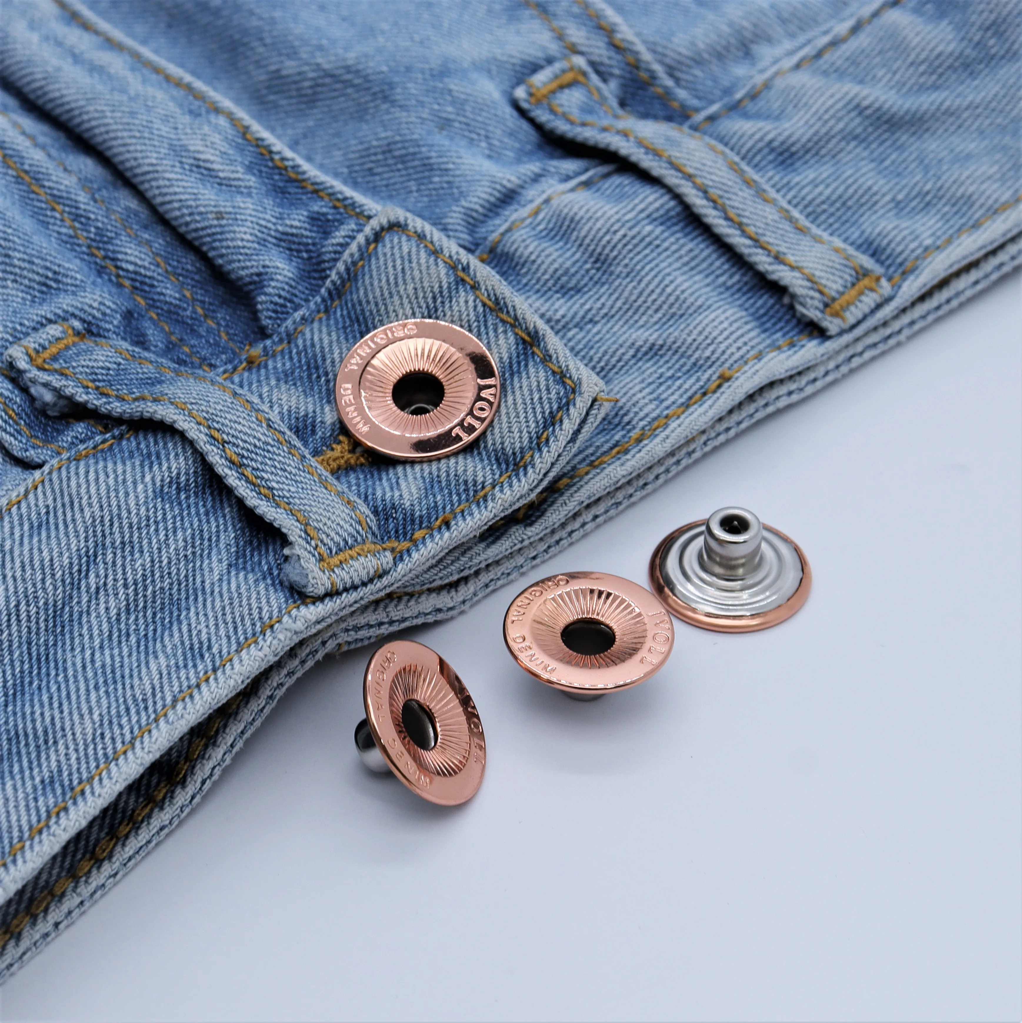 Latest Best Selling Metal Jeans Buttons Factory Custom Button For